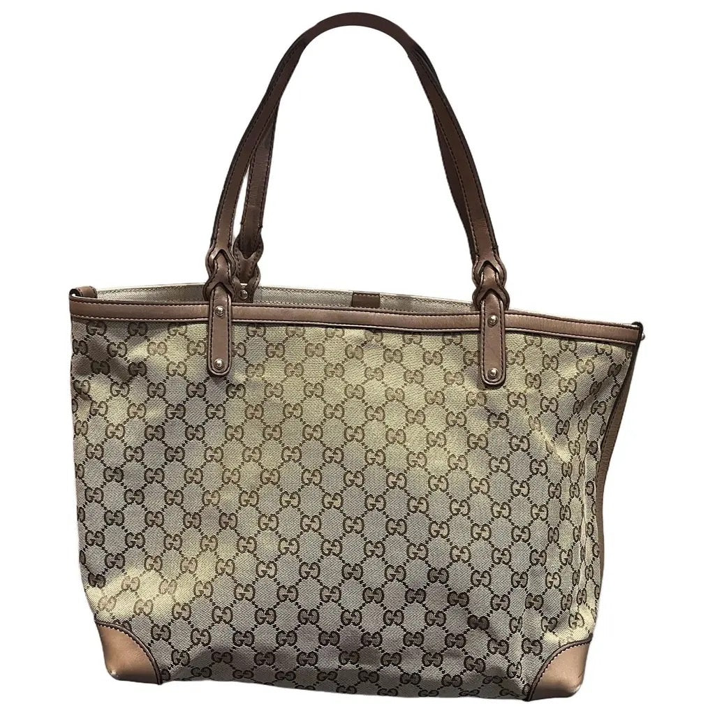 Gucci GG Canvas Tote Bag with Detachable Pouch
